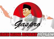 Relawan Gaspro Kembali Nyatakan Dukungan Atas Keputusan MK