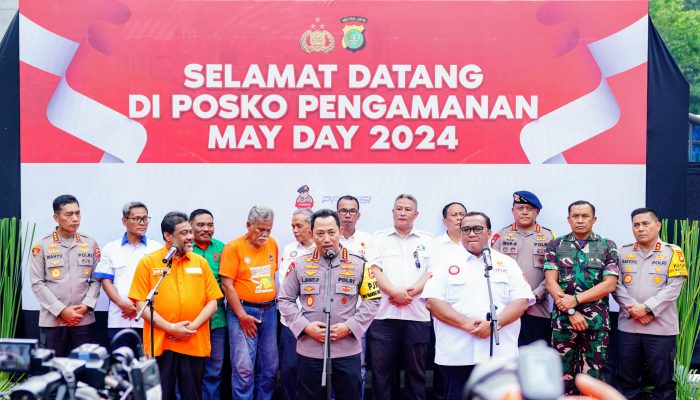 Komitmen Kapolri di Aksi May Day: Bentuk Timsus untuk Lindungi dan Kawal Hak Buruh 
