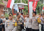 Polres Nganjuk Libatkan 350 Personel Pengamanan Gereja di Ibadah Kenaikan Isa Al Masih