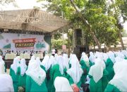 Ribuan Fatayat NU Malang Ikuti Apel Kader di Pantai Balekambang
