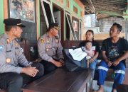 Kapolsek Gilimanuk Berikan Bantuan Sembako Kepada Anak Yang Sangat Kurang Gizi dan Berisiko Stunting