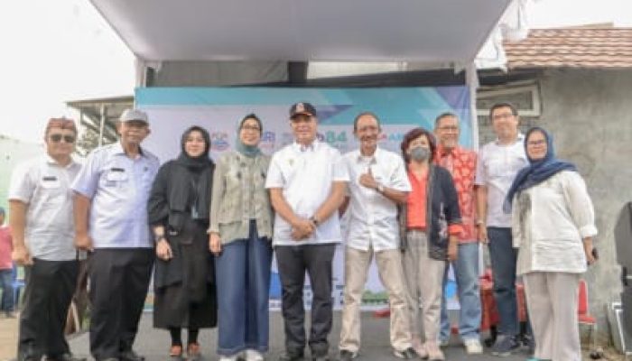 Pj Walikota Cimahi Pada Peletakan Batu Pertama Pembangunan SPALD-T