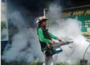 Cegah Penyebaran Demam Berdarah, Ormas FPI Dan HILMI Kabupaten Bandung Lakukan Fogging