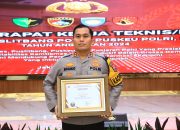 Polres Nganjuk Raih Penghargaan IKPA Terbaik di Lingkup Polri tahun 2023 dari Kemenkeu RI