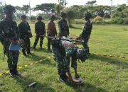 Guna Perkuatan Medan Pertahanan Prajurit Yonzeni 2 Mar Melaksanakan Pembuatan Lapangan Ranjau.