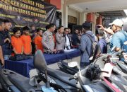 Polisi Berhasil Amankan 5 Orang Komplotan Pelaku Curanmor 21 TKP di Surabaya
