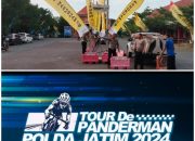 H -1 Tour de Panderman Piala Kapolda Jatim 2024 Polres Pasuruan Pastikan Kesiapan Lokasi Pit Stop.