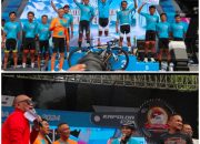 Kapolda Jatim Serahkan Medali Untuk Para Juara Tour de Panderman di Kota Batu