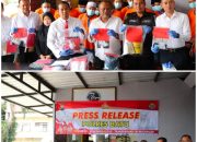 Polres Batu Berhasil Amankan 16 Tersangka Peredaran Gelap Narkoba  KOTA BATU.Globalindo.Net//Jajaran