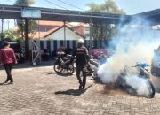 Cegah Demam Berdarah, Polres Gresik Gelar Foging Serentak