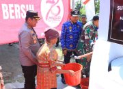 Bahagianya Warga Karanganyar Dapat Kado Sumur Bor di Hari Bhayangkara ke -78 dari Polres Ngawi