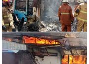 Kebakaran Toko Roti dan Tempat Jahit di Tambak Dukuh Gang I Surabaya