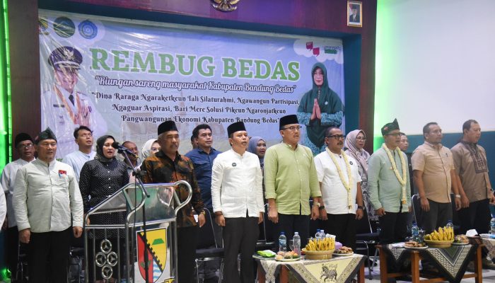 Rembug Bedas ke 128, Bupati Bandung Sampaikan Program Kerja hingga Menyoal Kondisi Sosial Ekonomi Masyarakat