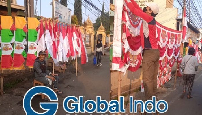 Pedagang Bendera 17 Agustusan, Nasibnya Tidak Semeriah Peringatan HUT RI