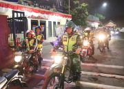 Patroli Skala Besar TNI – Polri Jaga Sitkamtibmas di Kota Mojokerto Jelang 1 Muharam