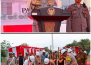 Irwasda Polda Jatim Letakan Batu Pertama Pembangunan Mako Polres Pamekasan