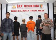 Polres Tanjungperak Kembali Amankan 6 Remaja Kelompok Gangster Team Error Surabaya