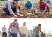 Polres Sumenep Dukung Peningkatan Ekonomi Petani Melalui Kegiatan Menanam Tembakau Bersama Masyarakat