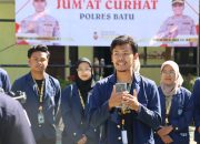 Kelompok KKN Mahasiswa IPB Apresiasi Polres Batu Atas Program Jumat Curhat Door to door