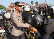 Pengamanan Suran Agung Polres Nganjuk Gelar Penyekatan Jalur Perbatasan