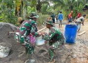 Gigihnya Prajurit Yudha Karya Dharma Dalam Menyukseskan Program TMMD ke 121 Tahun 2024
