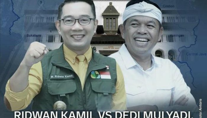 Ridwan Kamil vs Dedi Mulyadi, Siapa Paling Kuat di Pilgub Jabar ?