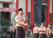 Wakil Bupati Ngawi Membuka Kemah Akbar Dalam Rangka Hari Pramuka Di SMAN 2 Ngawi