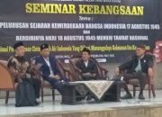 Seminar Kebangsaan Pelurusan Sejarah 17 Agustus 1945 Hari Kemerdekaan Bangsa Indonesia Agar jangan Terus Dosa pada Pahlawan Bangsa.