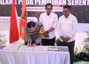 Komitmen Amankan Pilkada 2024, Polresta Malang Kota dan Bawaslu Tanda Tangani MoU Sentra Gakkumdu