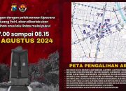 Begini Rekayasa Lalu Lintas Saat Upacara Hari Juang Polri di Surabaya