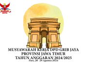 DPD GRIB JAYA Provinsi Jawa Timur Akan Gelar Rapat Kerja Daerah (Rakerda) se-Jawa Timur