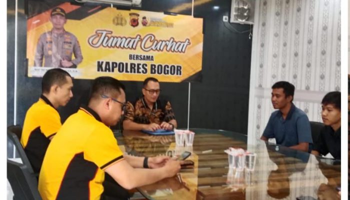 Polres Bogor: Kegiatan ‘Jumat Curhat’ Masih Didominasi Serap Aspirasi Dan Jalin Komunikasi Dengan Warga