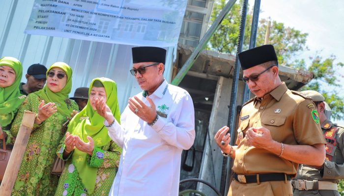 Peletakan Batu Pertama BLK Muslimat NU Jabar, Bupati Bandung Kutip Hadits Nabi