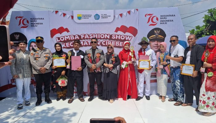 Kecamatan Cibeber Cianjur Gelar Lomba Fashion Show, Pesertanya Khusus Kepala Desa Dan Istri
