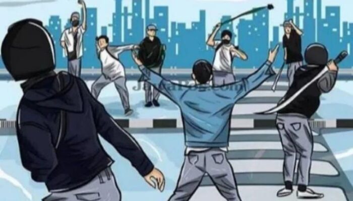 Aksi Tawuran yang Melibatkan Dua Gank di Kedungwaringin Kabupaten Bekasi Tewaskan Seorang Remaja