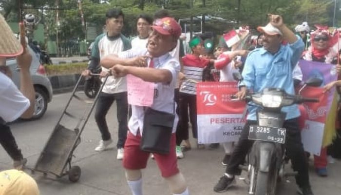 Meski Anggaran Terbatas Tidak Menyurutkan Warga Meriahkan Karnaval HUT-RI Ke-79
