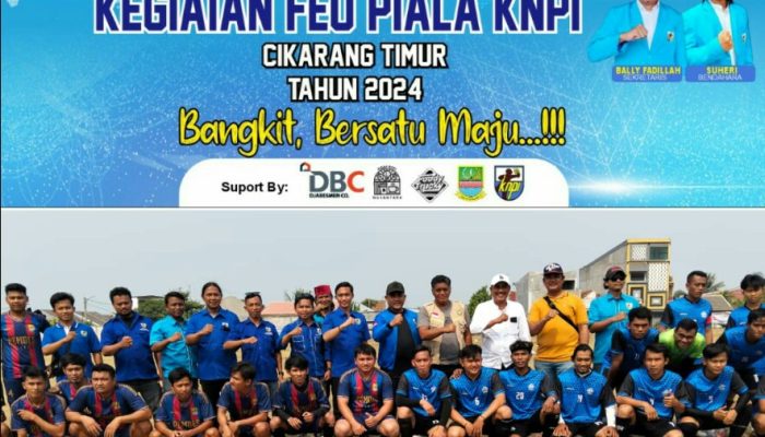 Camat Ciktim Membuka Acara Kegiatan FEO Piala KNPI Cikarang Timur tahun 2024
