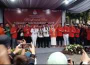 Paslon Ketiga Cabup Dan Cawabup Mendaftar Ke Kantor KPUD Kabupaten Bekasi