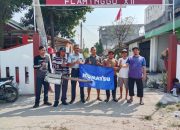 Antisipasi DBD Pemdes Waluya bersama PT. Komatsu Giatkan Fogging.