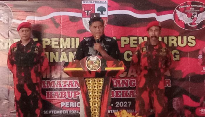 Camat Cikarang Timur Ropi. St Hadiri Rapat Pemilihan Pengurus Pemuda Pancasila PAC Cikarang Timur