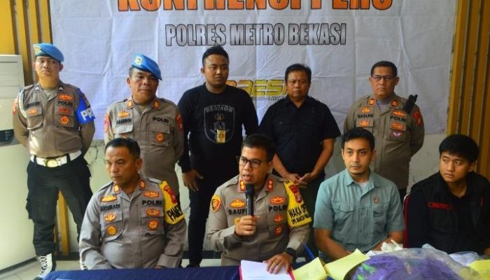 Wakapolres Metro Bekasi Ungkap Kasus Penganiayaan Pelajar Yang Menyebabkan 1 Orang Meninggal Dunia