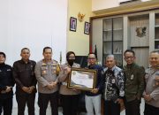 Satlantas Polres Sumenep Raih Penghargaan Badan Publik Informatif dari Komisi Informasi