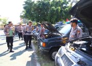 Cek Ranmor Dinas, Polres Magetan Pastikan Kesiapan Pengamanan Pilkada 2024