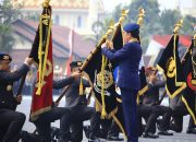 Polri Apel Gelar Pasukan Pengamanan Pelantikan Presiden RI dan Wakil Presiden RI