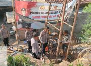 Lagi, Polres Tulungagung Bangun Sumur Dalam untuk Warga