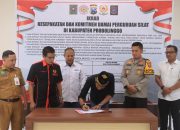 Polres Probolinggo Fasilitasi Ikrar Damai Dua Perguruan Silat Komitmen Jaga Kamtibmas