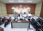 Polda Jatim Berhasil Amankan Bandit Jalanan Diantaranya Spesialis Curanmor dan Residivis Jambret