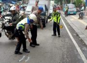 Akibat Jalanan Licin Seorang Pengendara Motor Tewas di Jalan Kopo