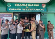 Jajaran Muspika Cikarang Timur Kunjungi Koramil 08/Lemah Abang Dalam rangka HUT TNI Ke -79.