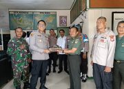 Polsek Cikarang Selatan Ucapkan Selamat Kepada Koramil 08/Lemah Abang di Hut TNI Ke-79.